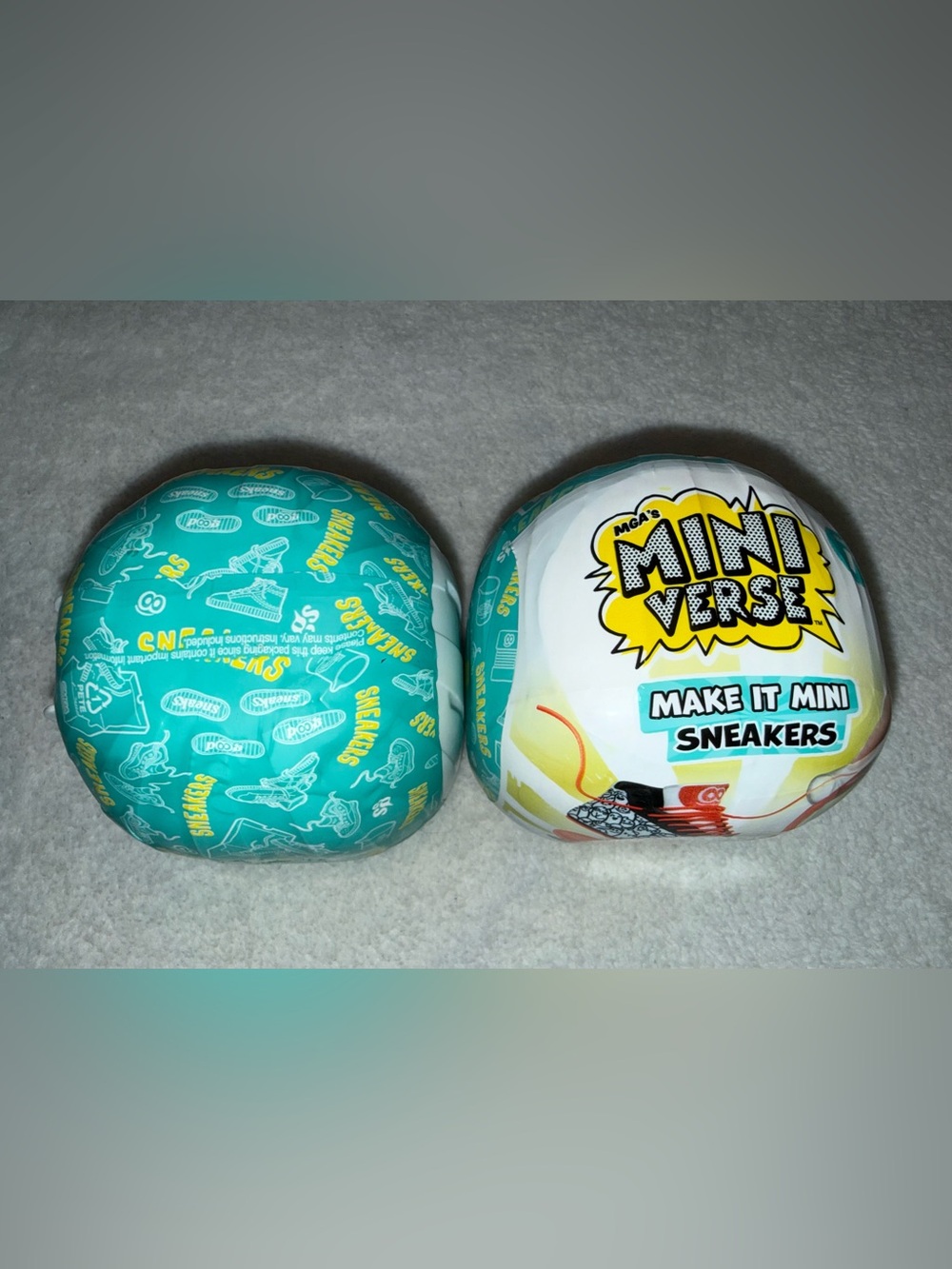 MGA's Mini Verse Make It Mini Sneakers Surprise Toy, Lot of 2
